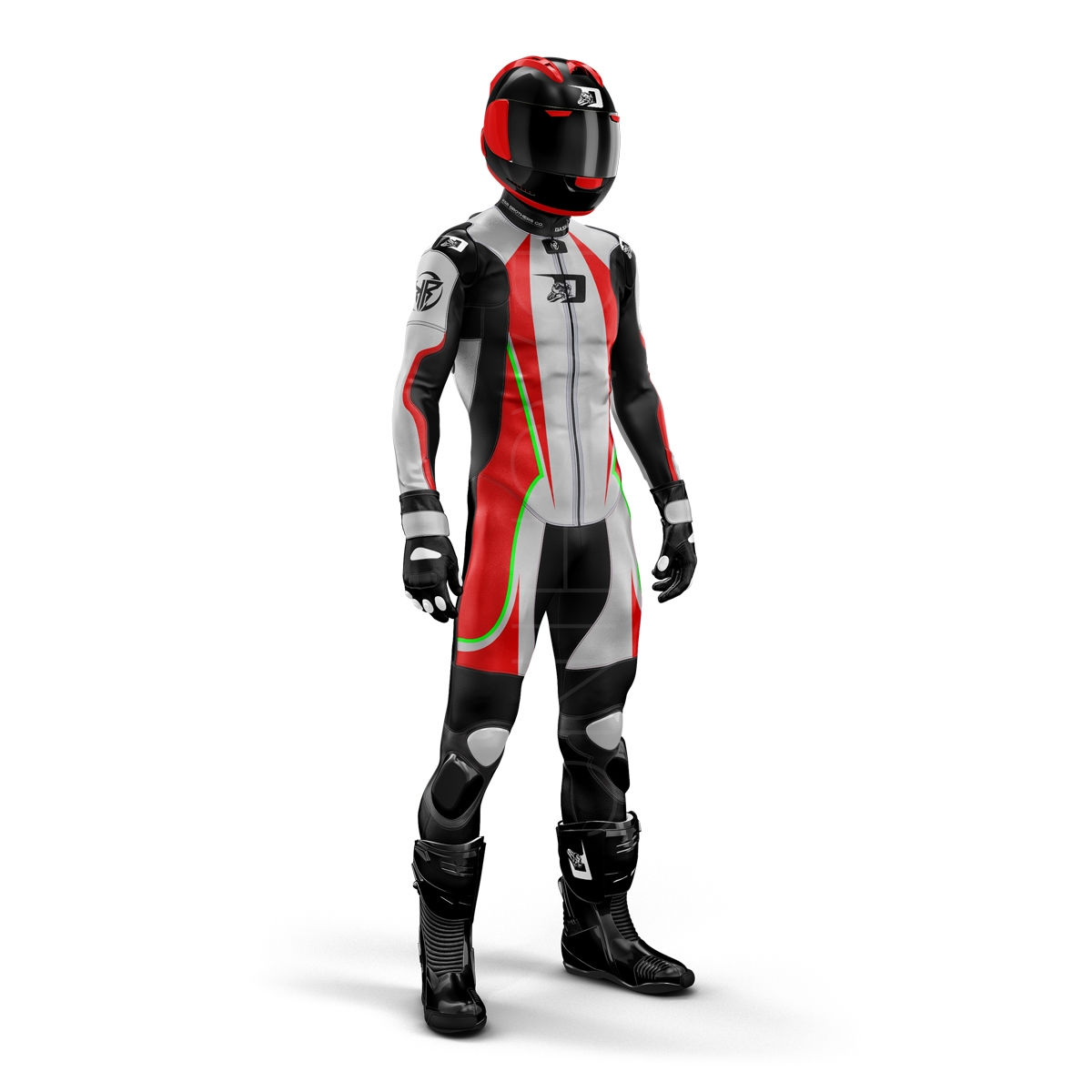 Dashing One Piece Motorbike Leather Suit