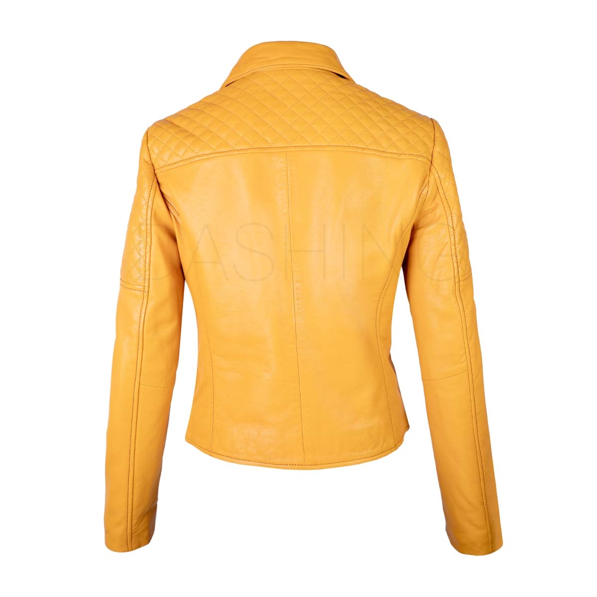 QUALTED BIKER JACKET